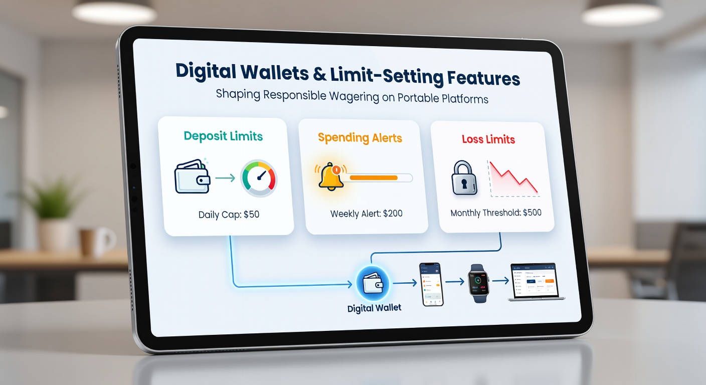 Limit-Setzungs-Dashboard in einer mobilen Wett-App mit Wallet-Integration